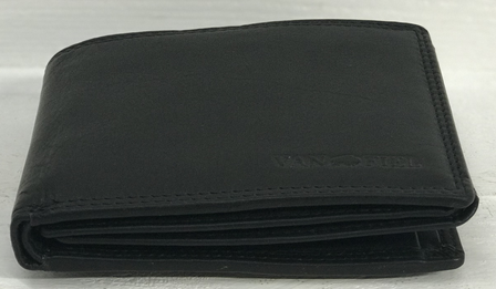 Van Fiel Portemonnee -RFID- Heren zwart met 22 pasjes
