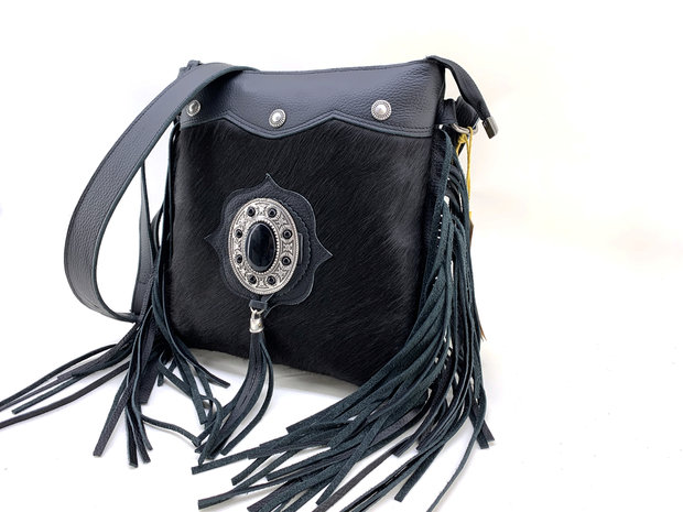 Koeienhuid damestas "Maria Black"