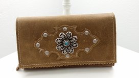 dames portemonnee lichtbruin