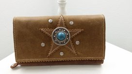 dames portemonnee lichtbruin