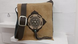 koeienhuid tas bruin