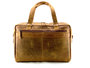 Lederen laptop tas geschikt tm 17 inch cognac Van Fiel D103_